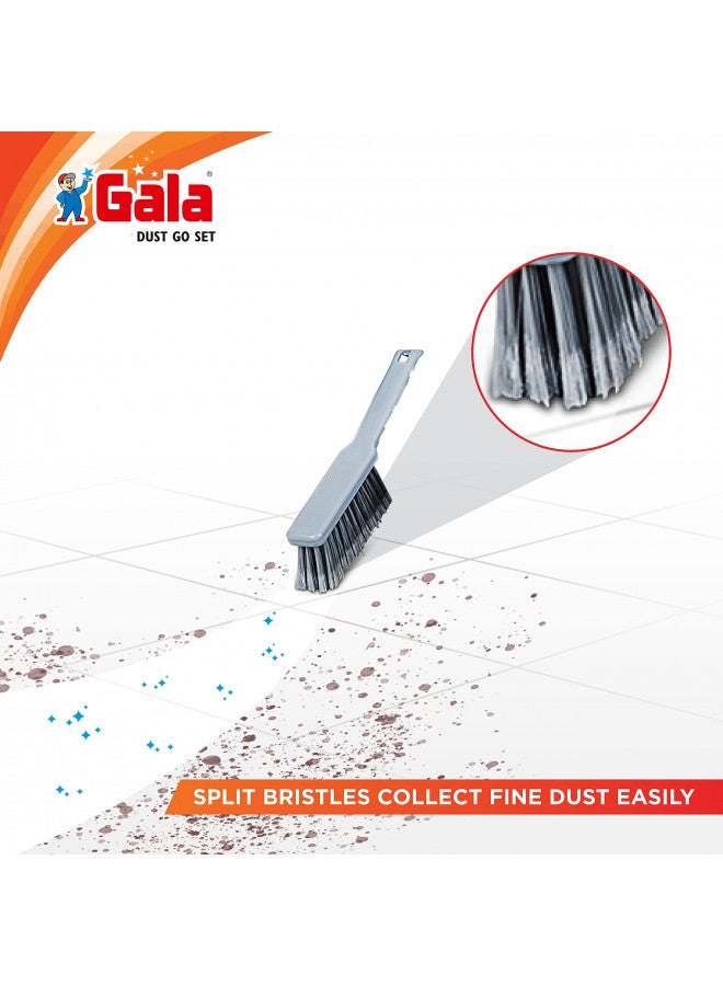 Gala Dustgo Floor Broom Set With A Dustpan (Color May Vary) - Image 2