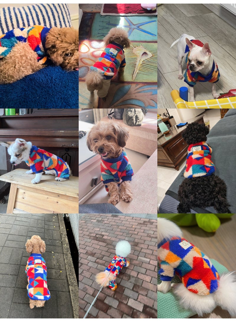 A.M Doll-themed Autumn/Winter Thick Warm Teddy Bear Crew Neck Sweatshirt, Universal Knit, Cute Dog - Image 5