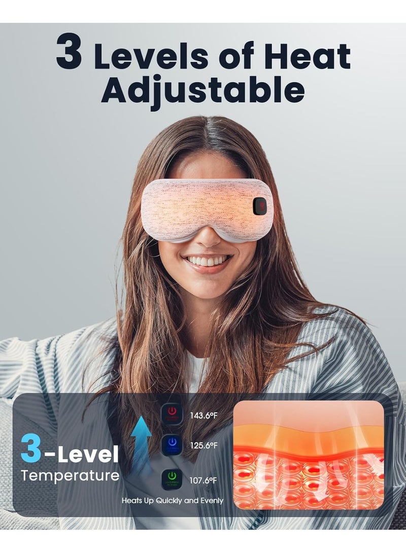 general Heated Eye Mask - Cordless Eye Mask for Dry Eyes, FSA - HSA Eligible, Eye Relief, Improved Sleep, Washable Eye Heating pad for Travel and with Replaceable Shell - Image 2