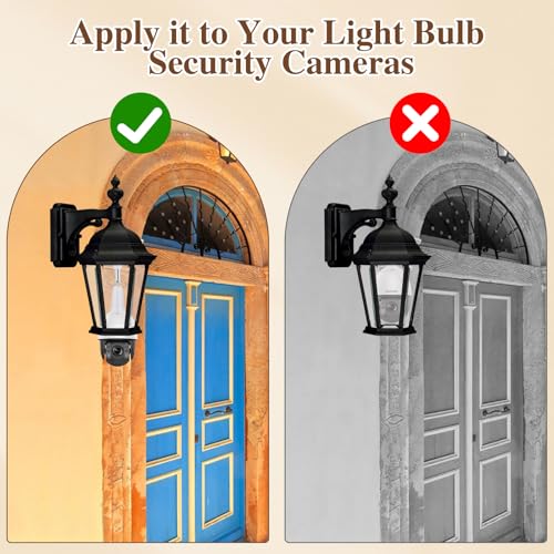 MIKWOAB 3 Pack Light Socket Extender, E26/E27 4.5 Inch Light Socket Extension, Vertical 180°Horizontal 350° Adjustable Medium Screw Base Light Bulb Extension Socket - Image 5