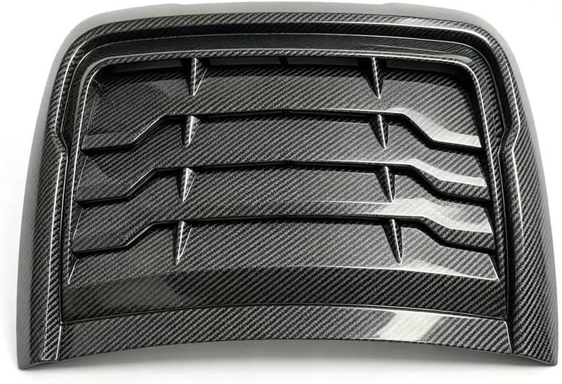 1pc Engine Bonnet Louver Trims for Genesis G90 2017-26, Airflow Vent Decoration Premium ABS Weatherproof Vehicle Exterior Upgrades,Carbon Fiber Texture - Image 1