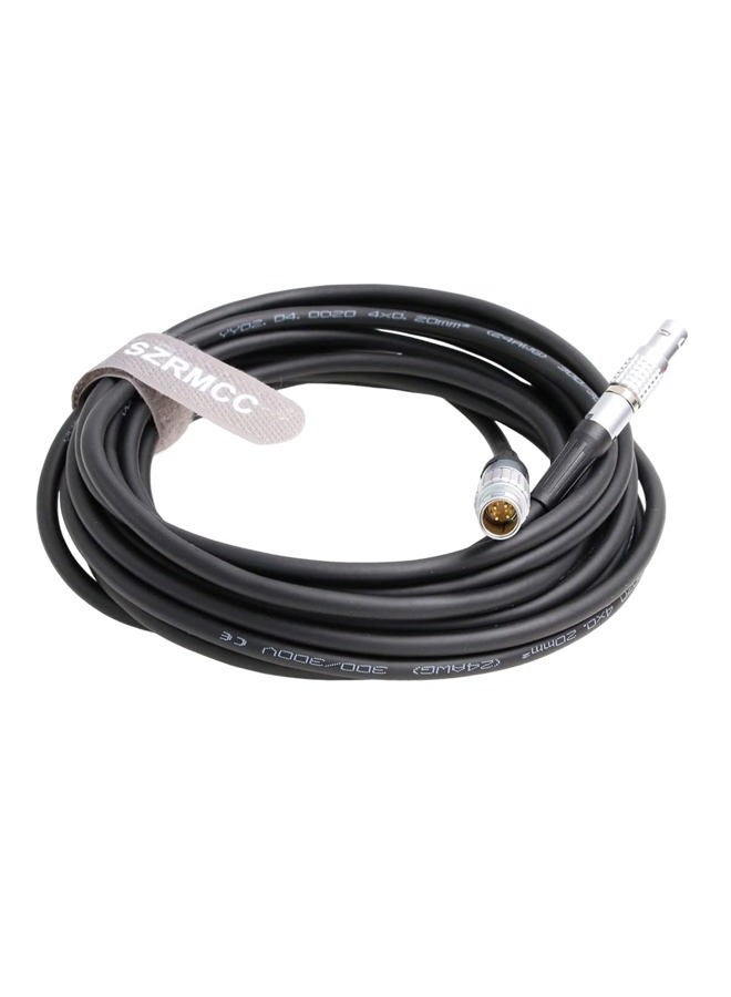 SZRMCC Extended Wired Control Cable for DJI Ronin Tethered Control Handle 6 Pin to 6 Pin Communication Expansion Port for DJI Ronin RS2 (5m, Straight 6 Pin-Straight 6 Pin) - Image 4