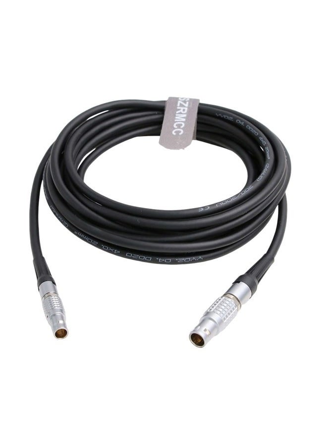 SZRMCC Extended Wired Control Cable for DJI Ronin Tethered Control Handle 6 Pin to 6 Pin Communication Expansion Port for DJI Ronin RS2 (5m, Straight 6 Pin-Straight 6 Pin) - Image 1