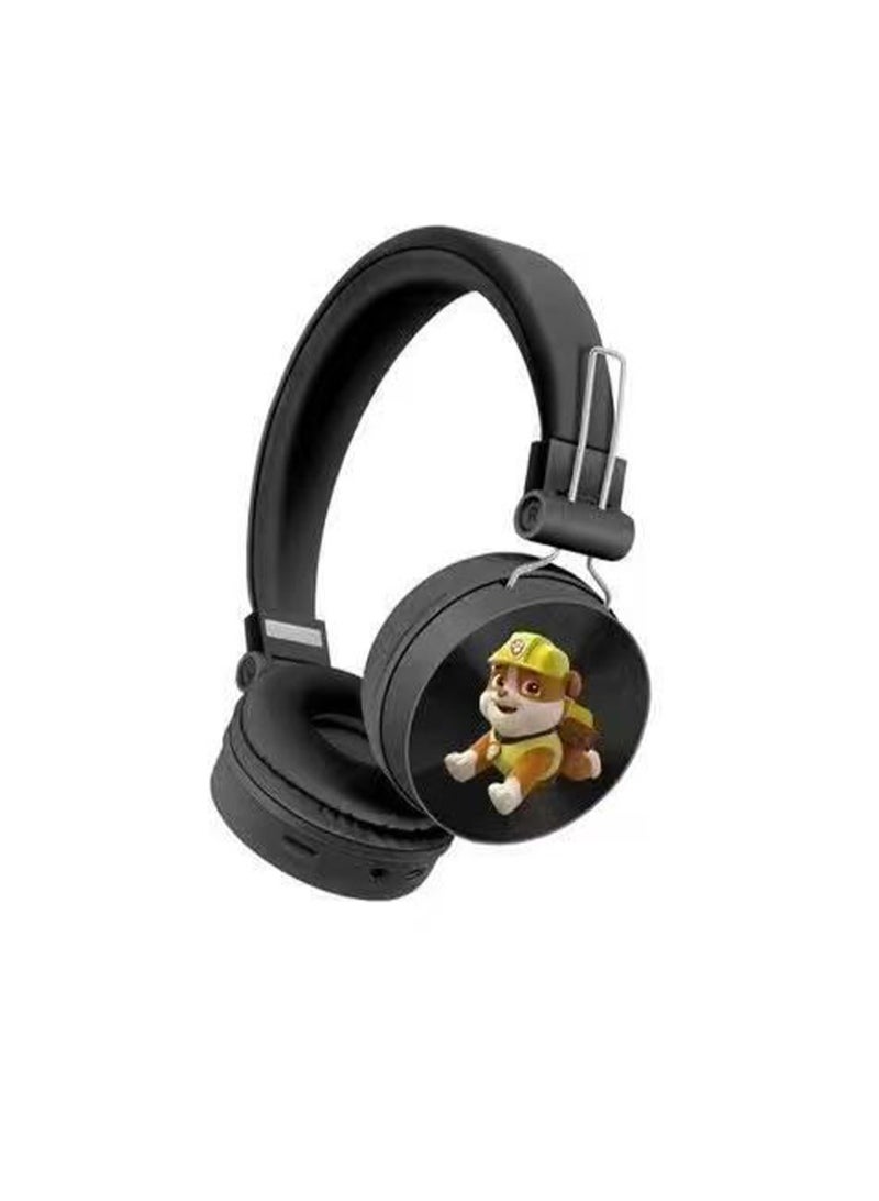 PAW PATROL Children's Bluetooth Wireless Headphones, Children's Noise Cancelling Folding Earphones, Children's Stereo Headphones for TF Card, Mobile Phone, Tablet
