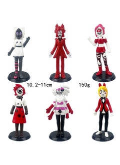 General 6 Pcs Hazbin Hotel Toy Set Ideas Toys Battle Horror Game Model Ideas Toys Gifts for Adult & Kids  - Image 1