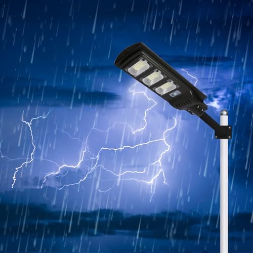 Epyz 90 Watt Solar Street Lights Outdoor Waterproof with Motion Sensor for Garden, Street, Lawn, Patios and Pathways [ 351LED, Pack of 1, White Light ] - Image 3