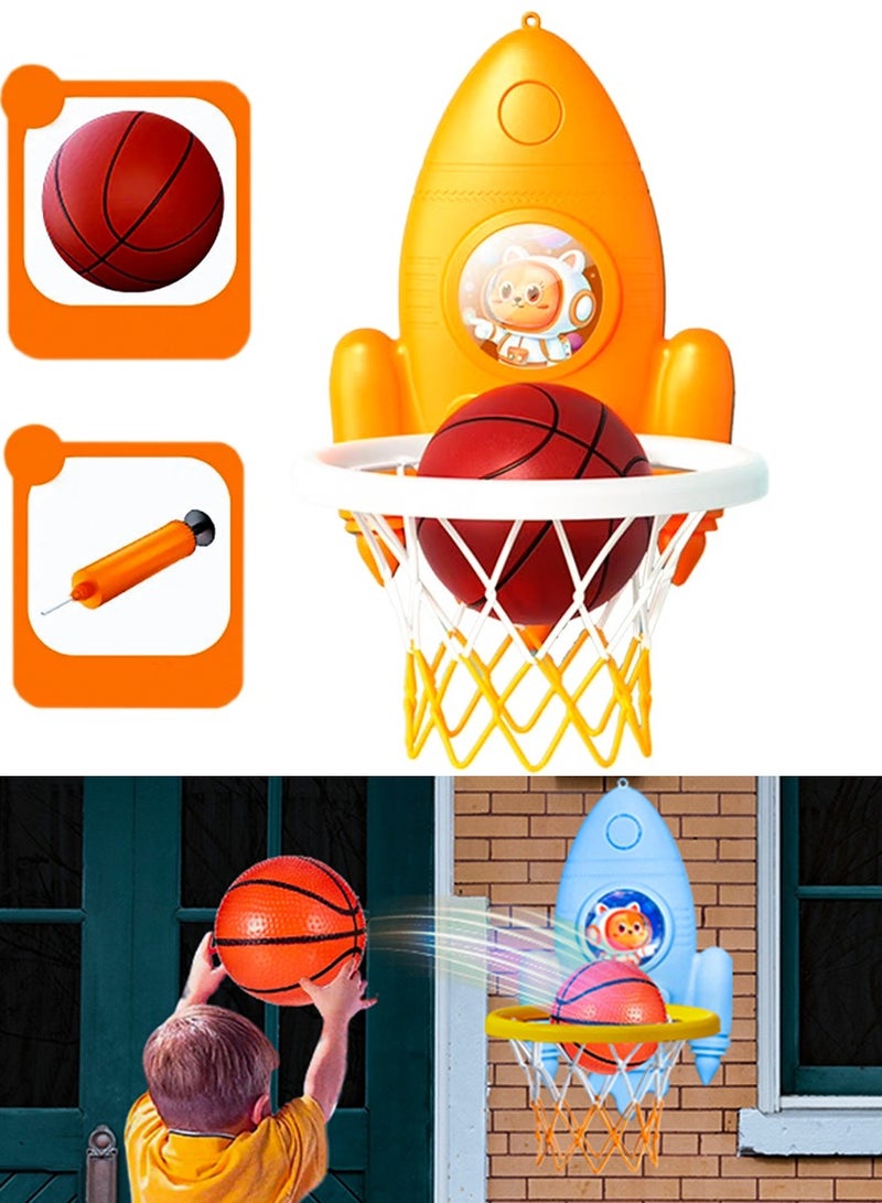SUPER WINNER Kids Mini Basketball Goal with Ball and Pump - Toddler Basketball Hoop Set for Indoor Outdoor Fun, Perfect for Children - Sports Toy Gifts For Boys and Girls - Wall Mounted Basketball Hoop and Ball  - Image 1
