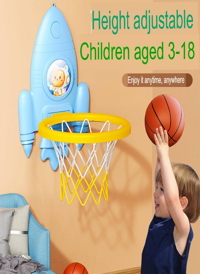 SUPER WINNER Kids Mini Basketball Goal with Ball and Pump - Toddler Basketball Hoop Set for Indoor Outdoor Fun, Perfect for Children - Sports Toy Gifts For Boys and Girls - Wall Mounted Basketball Hoop and Ball  - Image 2