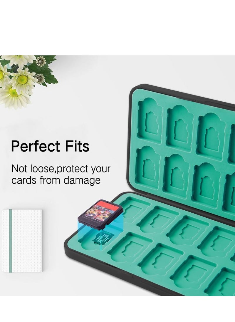 Generic Game Case Compatible with Nintendo Switch/Switch OLED/Switch Lite, Switch Game Holder Cartridge Case with 24 Game & 48 Micro SD Cards Storage for Zelda Fans - Tears of Kingdom  - Image 3