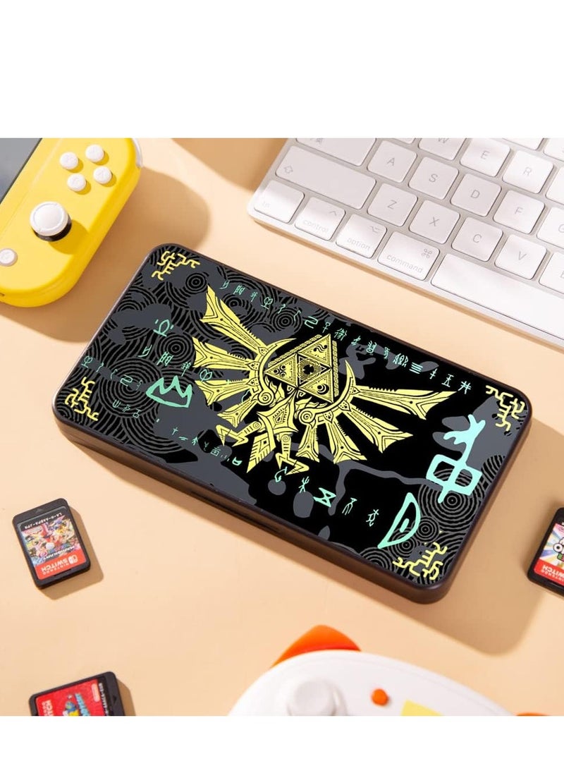 Game Case Compatible with Nintendo Switch/Switch OLED/Switch Lite, Switch Game Holder Cartridge Case with 24 Game & 48 Micro SD Cards Storage for Zelda Fans - Tears of Kingdom