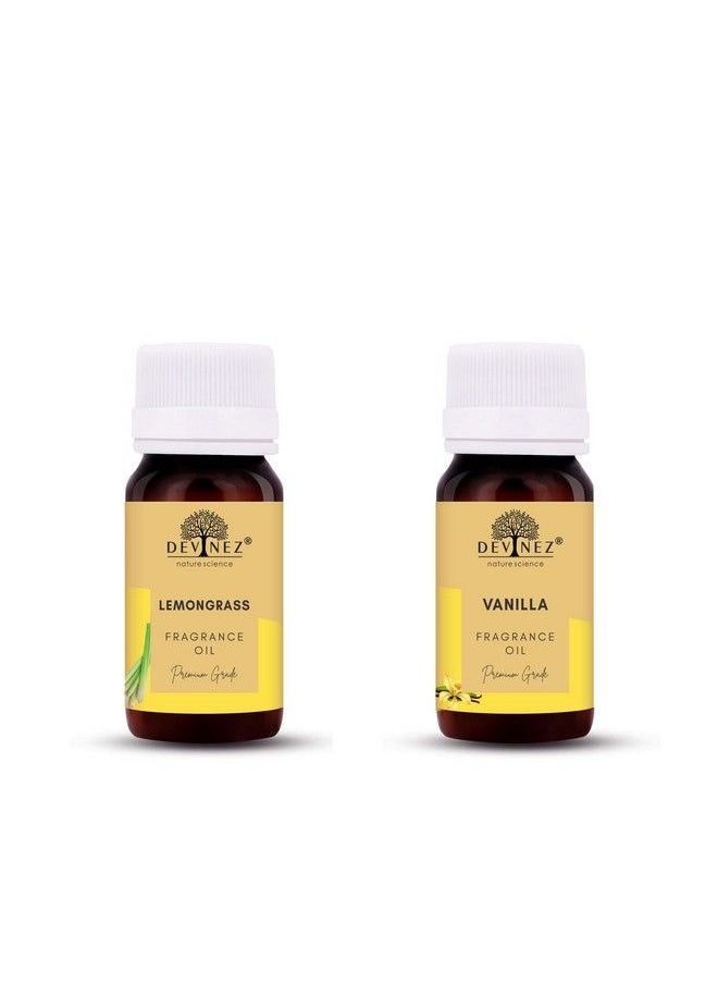 Devinez - Lemongrass Vanilla Aroma Oil For Diffuser/Ultrasonic Aroma Diffuser/Tealight Diffuser/Reed Diffuser 15Ml Each - Image 1