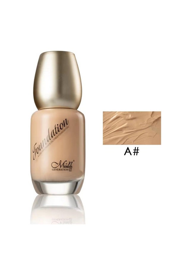 Me Now Forever Matte Creamy Rich Oil-Free Foundation, Superior Coverage, Lightweight, Water Resistant, 24 Hr Long Wear Foundation (Wheatish)  - Image 2