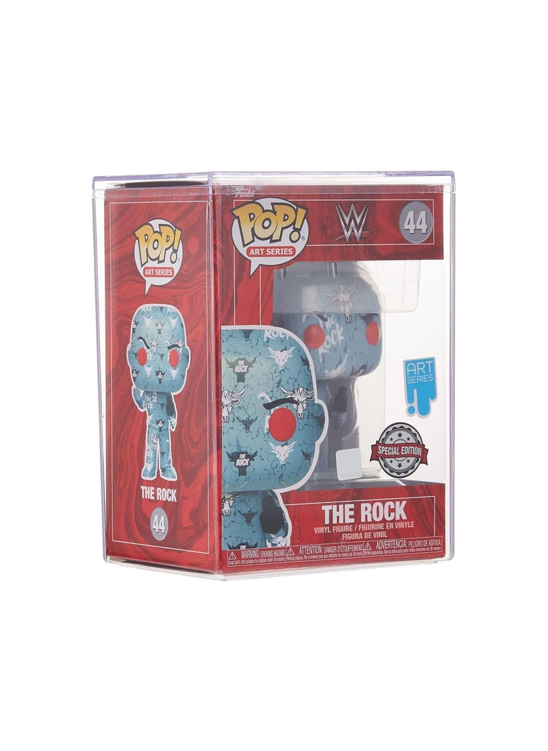 Funko WWE The Rock Brahma Bull Artist Series مع Protector Funko Pop!  - Image 1