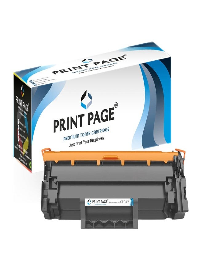 Print Page CRG 071 Toner Cartridge (Print 3000 Pages) Compatible for Printers LBP121dn, LBP122dw, MF271dn, MF272dw, MF274dn, MF275dw (1 pcs) - Image 1