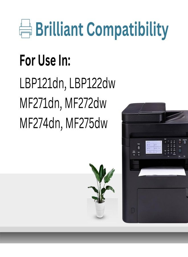 Print Page CRG 071 Toner Cartridge (Print 3000 Pages) Compatible for Printers LBP121dn, LBP122dw, MF271dn, MF272dw, MF274dn, MF275dw (1 pcs) - Image 2