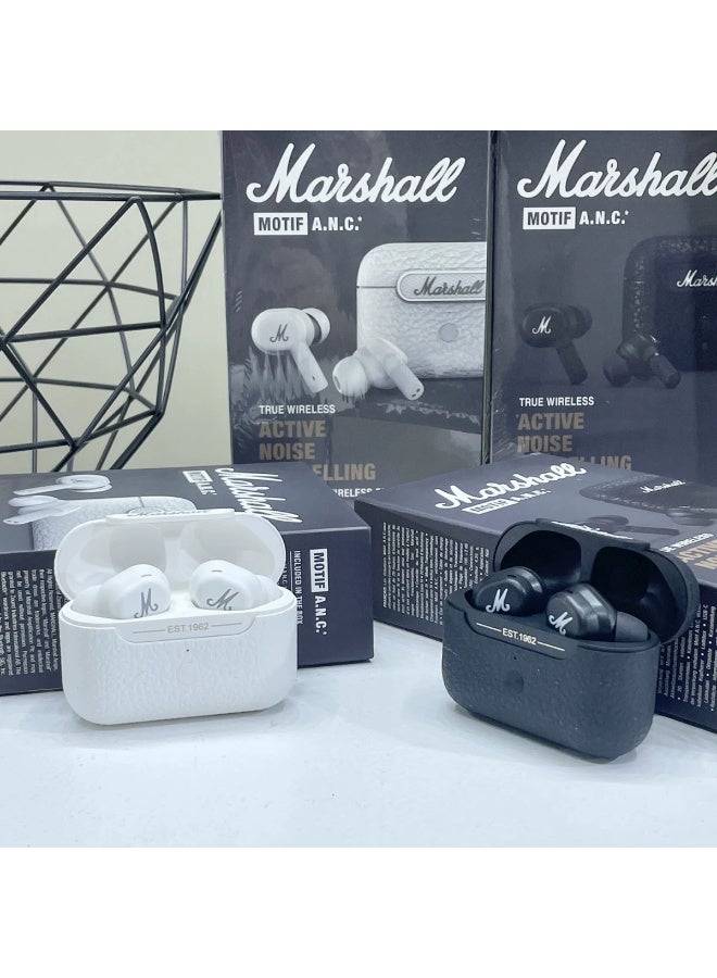 مارشال موفيت II ANC سماعات بلوتوث اللاسلكية الحقيقية مع إلغاء الضوضاء النشط - أسود