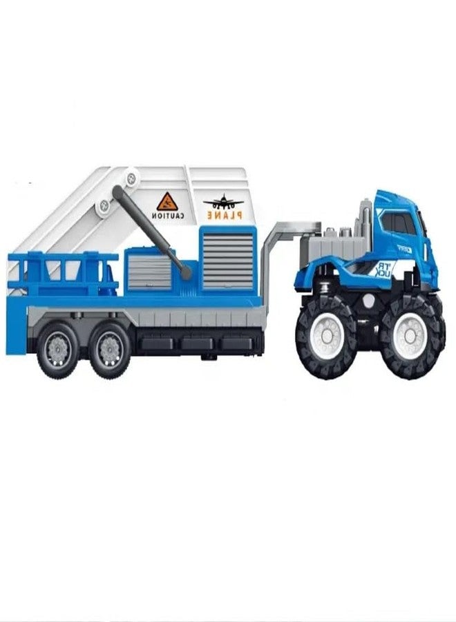 KONIGIN Game Airport Ladder Transport Big Truck Toy Diecast Metal Alloy Toys Push and Go Playset Friction Powered Truck for Kids (Multicolor_Pack of 1) - Image 4