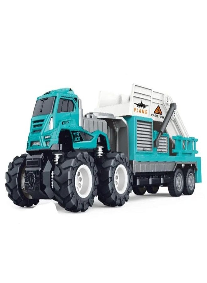 KONIGIN Game Airport Ladder Transport Big Truck Toy Diecast Metal Alloy Toys Push and Go Playset Friction Powered Truck for Kids (Multicolor_Pack of 1) - Image 2