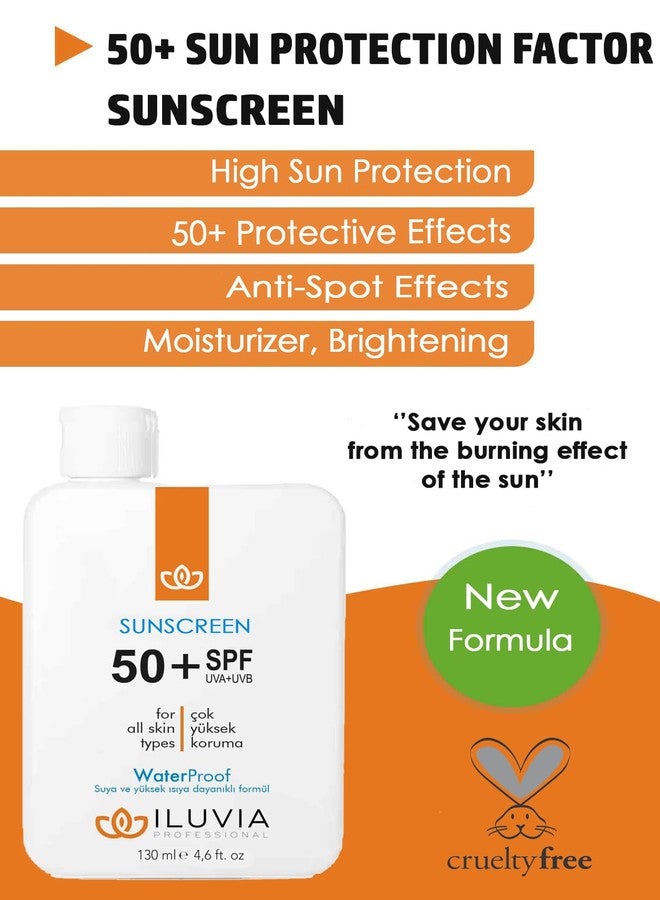 iluvia SPF 50 Sunscreen Lotion with Zinc Oxide - Pack of 2, 4.6 oz Tubes Each: Your Ultimate Sun Protection Bundle, White - Image 2
