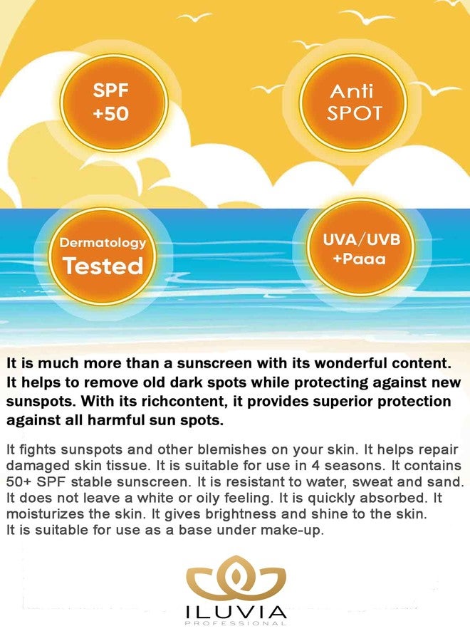 iluvia SPF 50 Sunscreen Lotion with Zinc Oxide - Pack of 2, 4.6 oz Tubes Each: Your Ultimate Sun Protection Bundle, White - Image 4