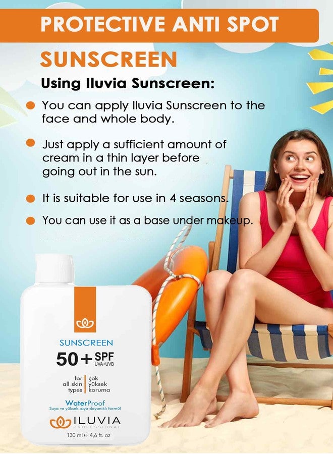 iluvia SPF 50 Sunscreen Lotion with Zinc Oxide - Pack of 2, 4.6 oz Tubes Each: Your Ultimate Sun Protection Bundle, White - Image 3