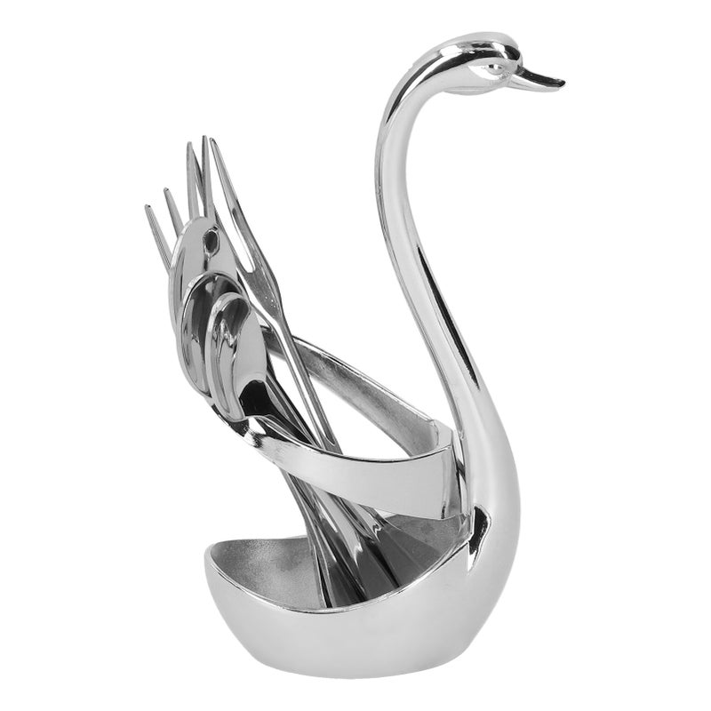 Stylish Tableware Storage Holder Rack Stainless Steel Fork Spoon Kitchen Tableware Set - Image 3