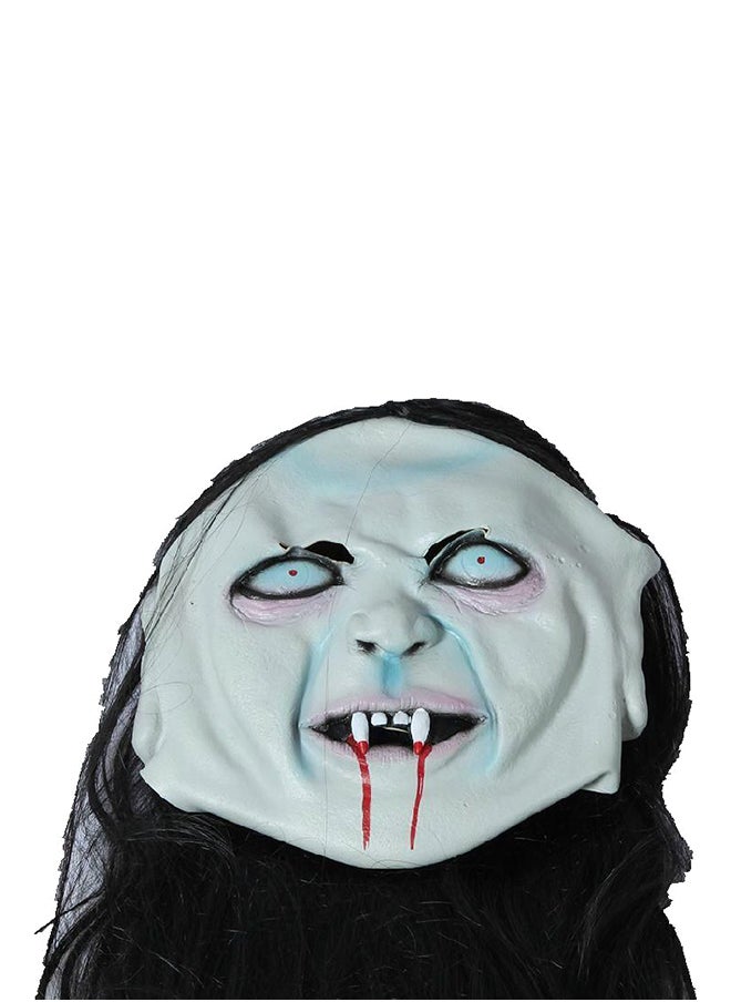 Scary Ghost Full Face Latex Mask  - Image 1