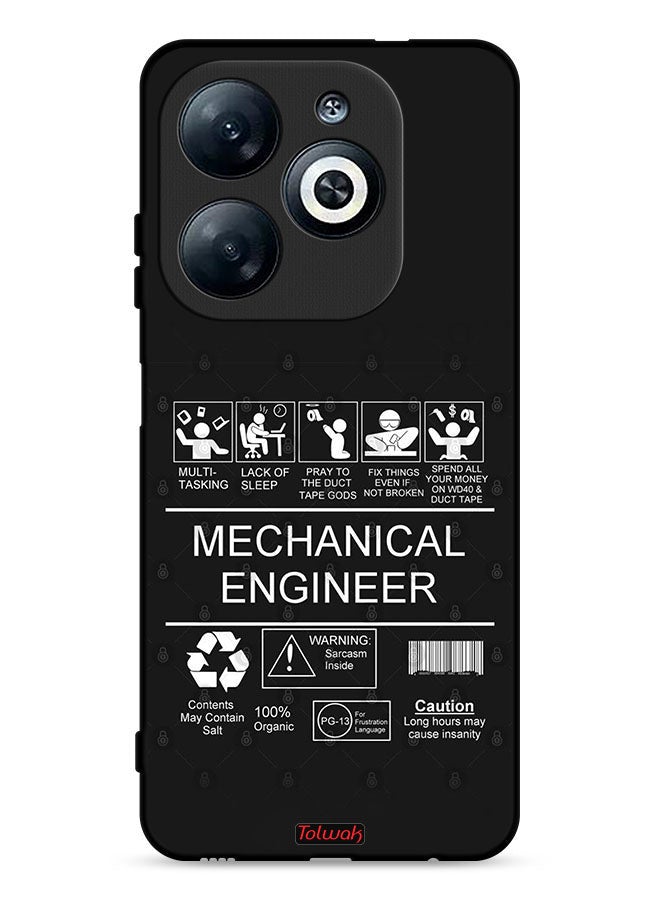 Tolwak Infinix Smart 8 4G Protective Case Cover Mechanical Engineer Sticker - Image 1