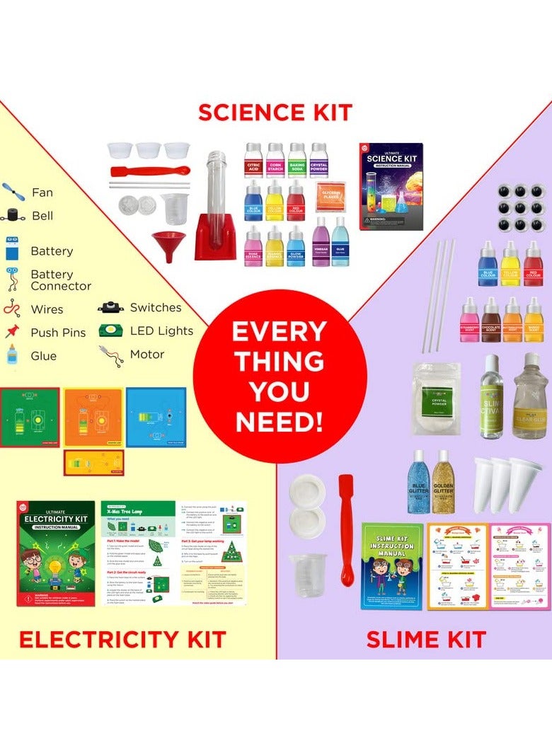 Einstein Box Science Gift Set 3-in-1 of Slime Kit + Science Kit + Electricity Kit | Gifts for 5, 6, 7, 8, 9, 10 and Above | Learning and Educational Toys for Boys & Girls | Rakhi Gift Ideas for Boys & Girls | - Image 4