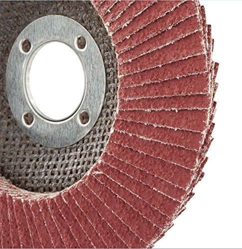 3M Cubitron II Flap Disc 967A, 60+, T27 Quick Change, 4-1/2 in x 5/8"-11, Pack of 10, Medium Pressure Applications, Light Deburring, Scale Removal, Oxide Removal, Surface Prep - Image 3