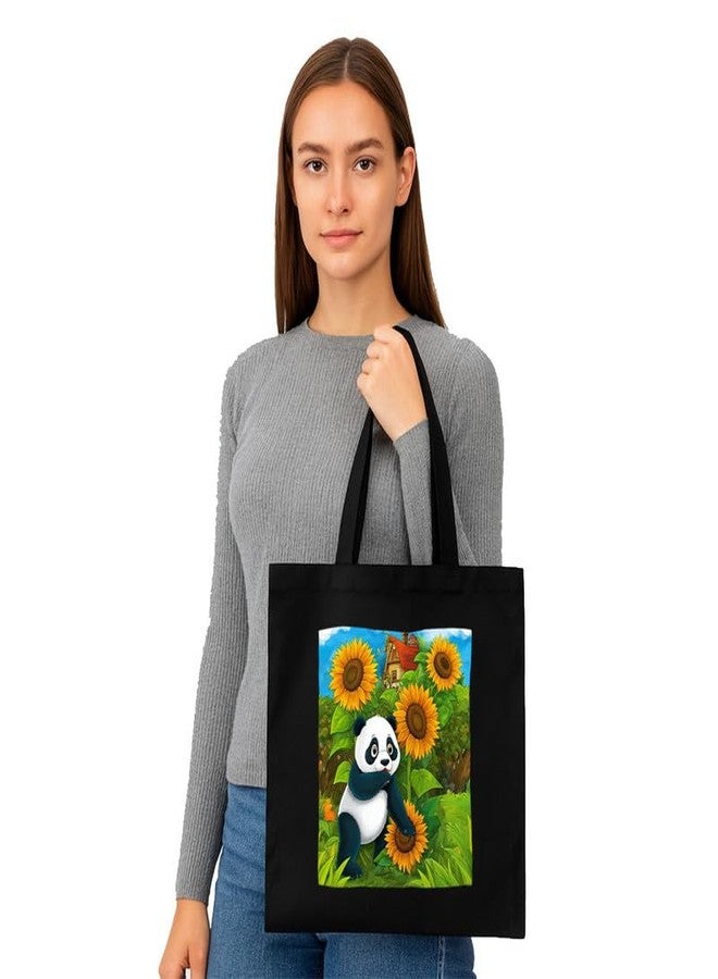 PrintingZone Printed Tote Bag For Women| Large Canvas Printed Tote Bag for Women - College & Work - Image 2