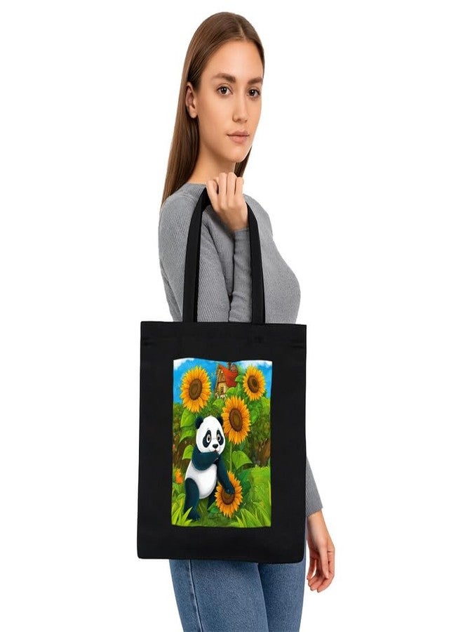 PrintingZone Printed Tote Bag For Women| Large Canvas Printed Tote Bag for Women - College & Work - Image 3
