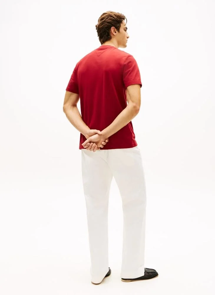 TOMMY HILFIGER  Global Stripe Pocket Pique Jersey T-Shirt for Men | Best Price UAE
