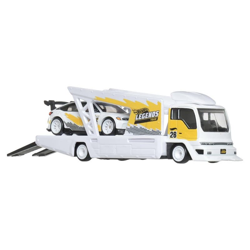 Hot Wheels Premium Team Transport Legends Tour Vehicle Set (1:64, 2 Pieces) - Image 4