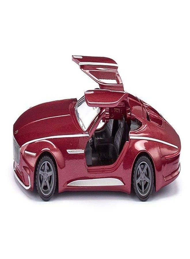 Siku 2357, Vision Mercedes Maybach 6 Grand Coupé, 1:50, Metal/Plastic, Red, Opening hinged Doors, Changeable Wheels - Image 3
