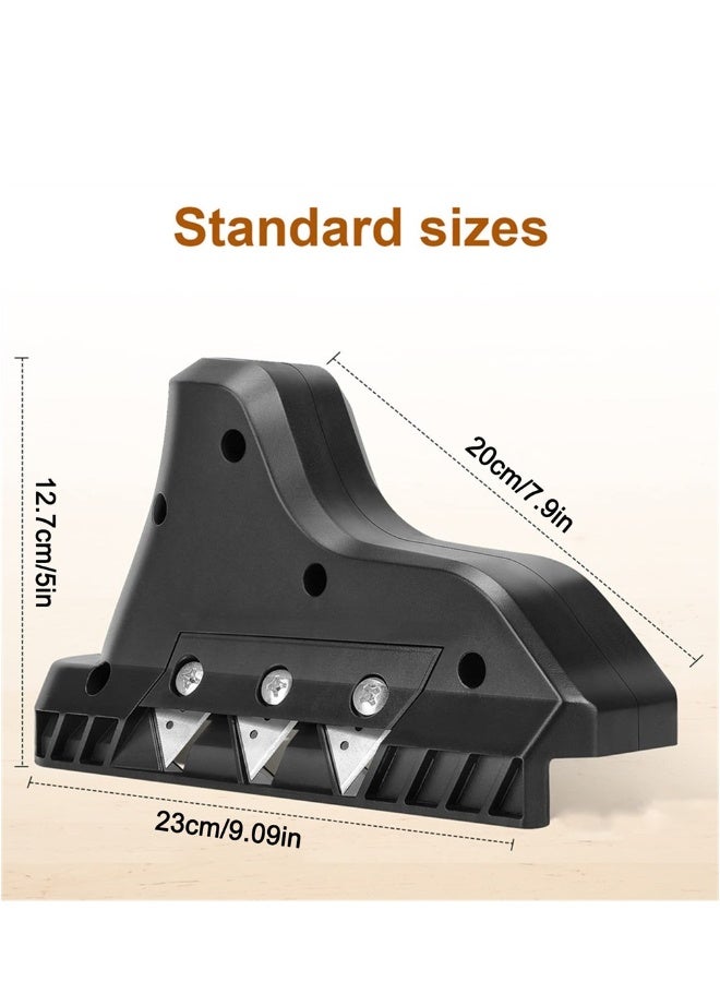 Woodworking Flat Plane Edge Hand Planer, Plasterboard Edger Gypsum Board Hand Plane Drywall Edge Chamfer Woodworking Hand Tool  - Image 3