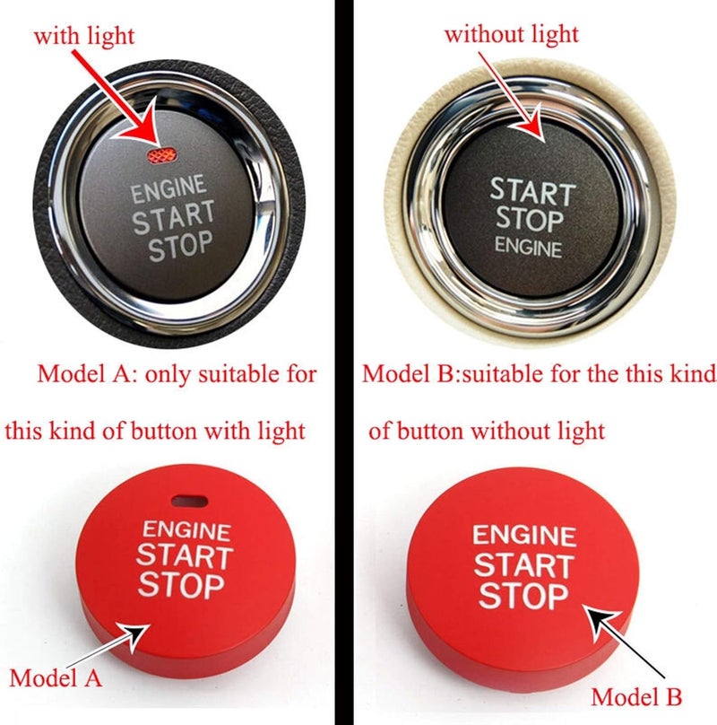 QASULER Start Stop Engine Ignition Cover for Subaru - Image 2