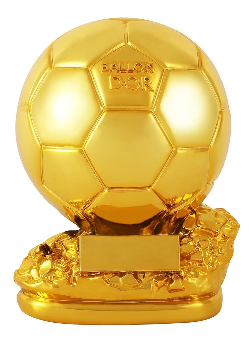 Ballon d'Or Trophy Football Golden Best Soccer الراتنج طبق الأصل مع عملية الطلاء الكهربائي لهدايا عشاق ديكورات المكاتب وهدية عيد الميلاد - pzsku/Z0133821C1562F4E7030EZ/45/_/1720160433/060d8b72-f8a4-48b2-84f0-6d8b2cac5e6e