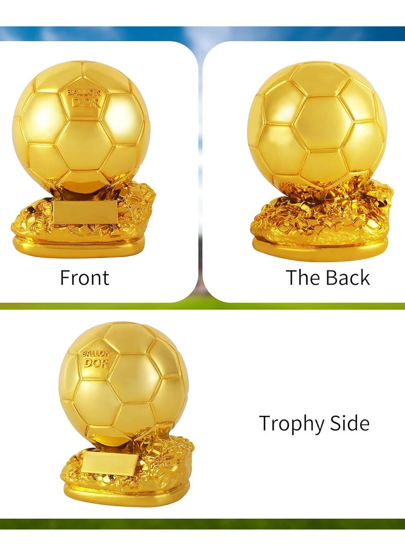 Ballon d'Or Trophy Football Golden Best Soccer الراتنج طبق الأصل مع عملية الطلاء الكهربائي لهدايا عشاق ديكورات المكاتب وهدية عيد الميلاد - pzsku/Z0133821C1562F4E7030EZ/45/_/1720160446/f319c767-b811-472e-823c-7f7f04a281ae