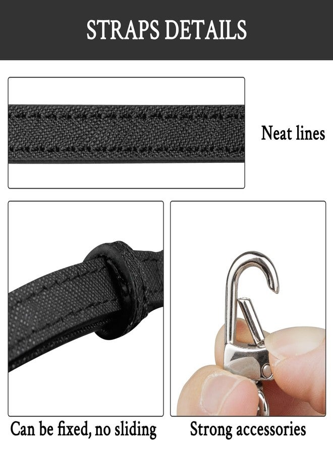 SOPROM Crossbody Straps Replacement for Michael Kors Purse Adjustable Conversion Kit for MK (Black) - Image 3