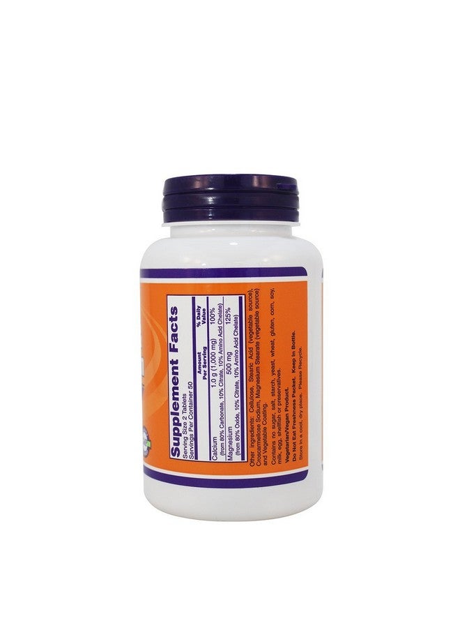 now Calcium/Magnesium 1000/500 Mg 100 Tablets (Pack Of 3) - Image 4