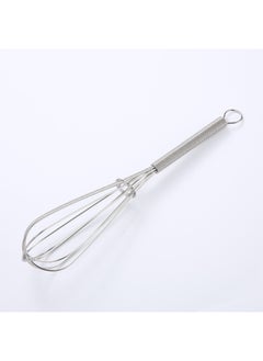 Stainless Steel Egg Beater Spring Handle Egg Blender Cream Stir Foaming Blazer Baking Tool-Color:8 Inch