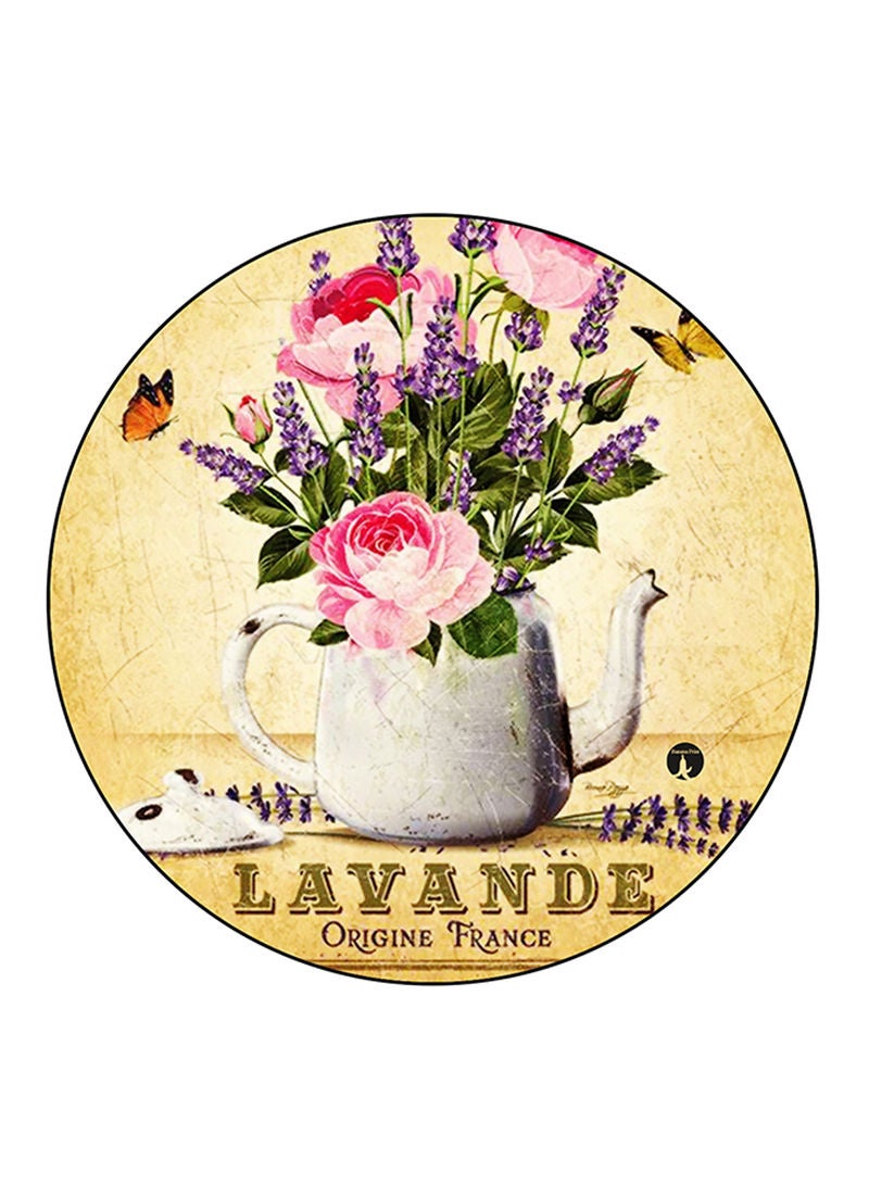 RKN Vintage Art Printed Large Pin Multicolour - Image 2