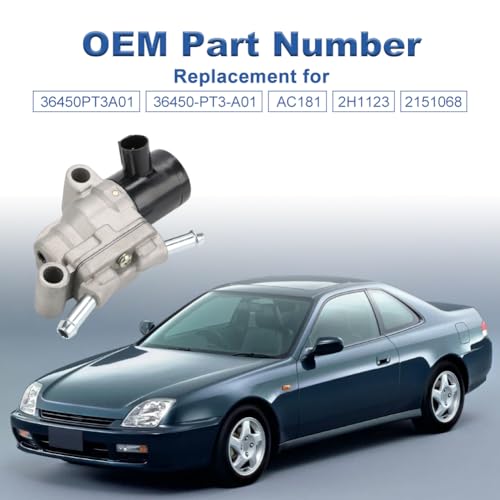 zayody Fuel Injection Idle Air Control Valve Compatible with Honda Accord 19901993 Prelude 19921996 Prelude 19921996 IAC Idle Air Control Valve Replacement for 36450PT3A01 36450PT3A01 AC181 - Image 3