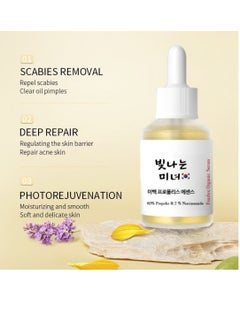 Fearlex Organic Glow Serum with 60% Propolis & 2% Niacinamide | Face Serum to Whiten Skin, Minimize Pores, Skin Soothe and Balance Sebum  - Image 4