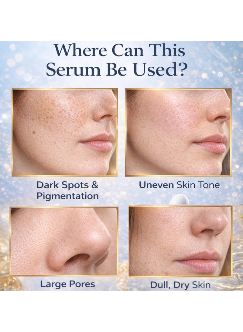 Fearlex Advanced Multi-Active Brightening Face Serum – Propolis, Niacinamide, Vitamin C, Hyaluronic Acid & Tranexamic Acid – Dark Spot Corrector, Evens Skin Tone, Boosts Radiance & Deep Hydration - Image 2