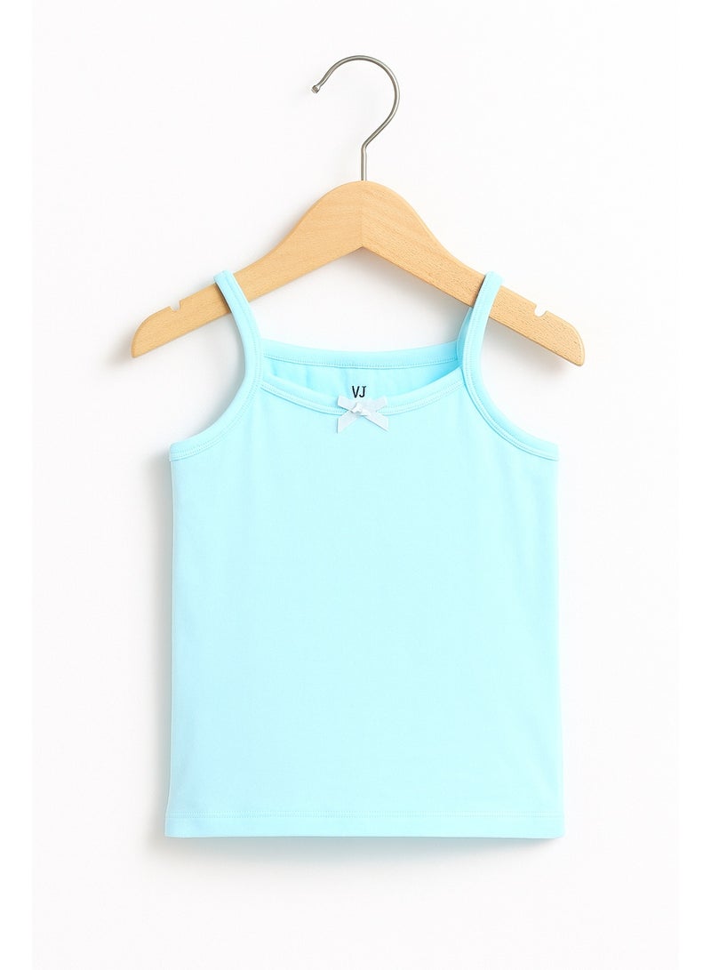 فكتور اند جين 3 قطع كاميسول قطن للبنات - أساسيات بحمالات رفيعة بألوان باستيل - Image 4