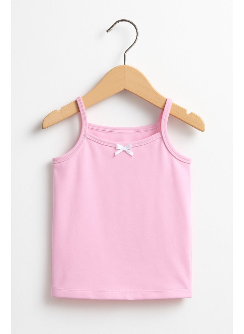 فكتور اند جين 3 قطع كاميسول قطن للبنات - أساسيات بحمالات رفيعة بألوان باستيل - Image 3