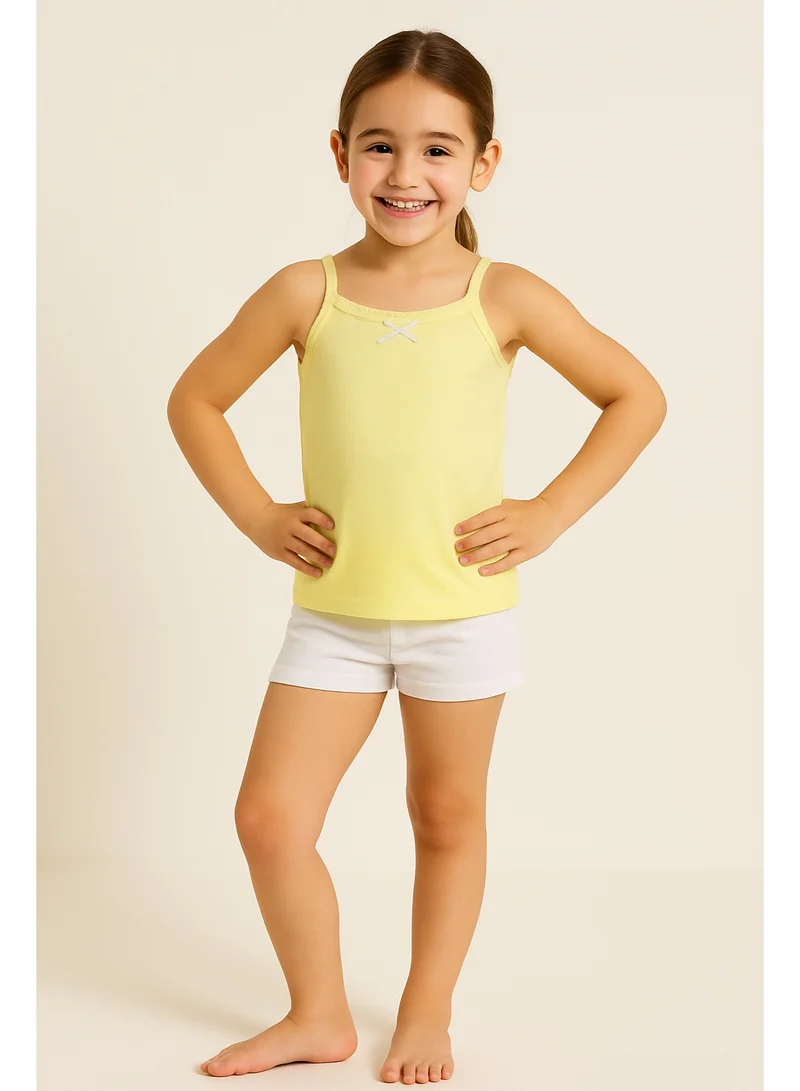 victor and jane 3-Pack Girls' Cotton Camisoles – Pastel Spaghetti Strap Essentials