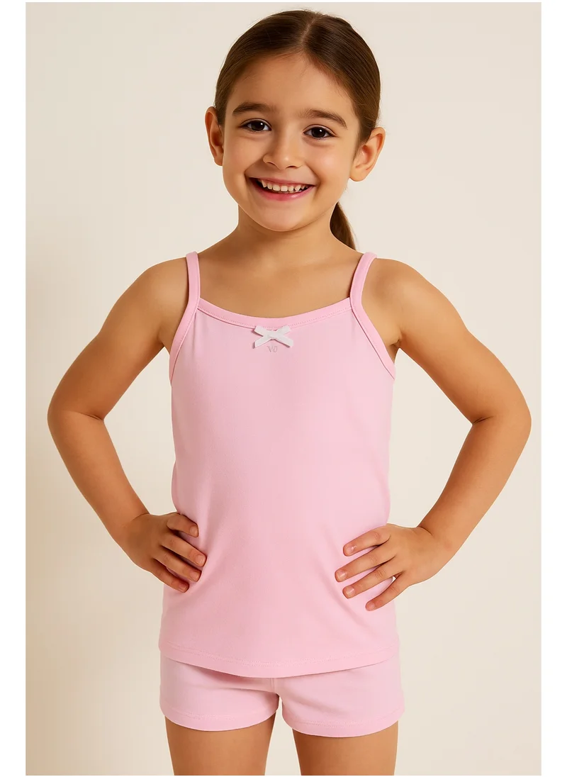 فكتور اند جين 3-Pack Girls' Cotton Camisoles – Pastel Spaghetti Strap Essentials